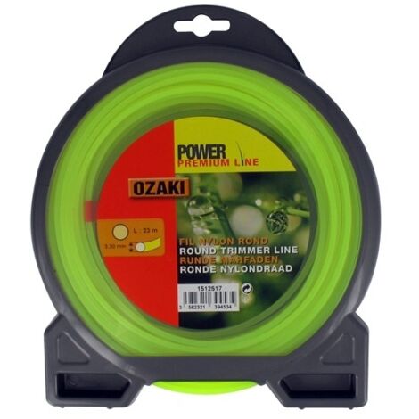 Coque fil nylon rond OZAKI PREMIUM - Longueur: 23m, Ø: 3,30mm