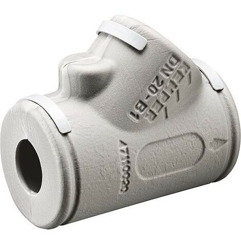 Coque isolante KEMPER universelle siège incliné avec clips de fermeture, DN25 (1")