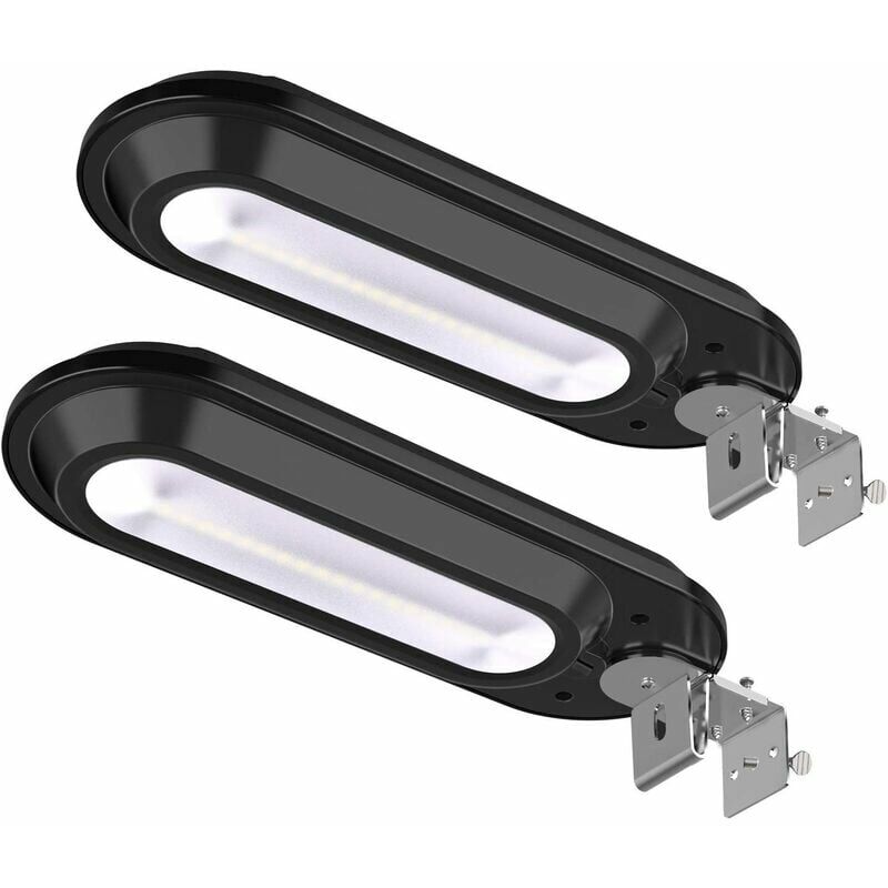 Coque noire lumière blanche éclairage décoratif de jardin lumière solaire étanche projecteur solaire，pour extérieur, jardin, cour