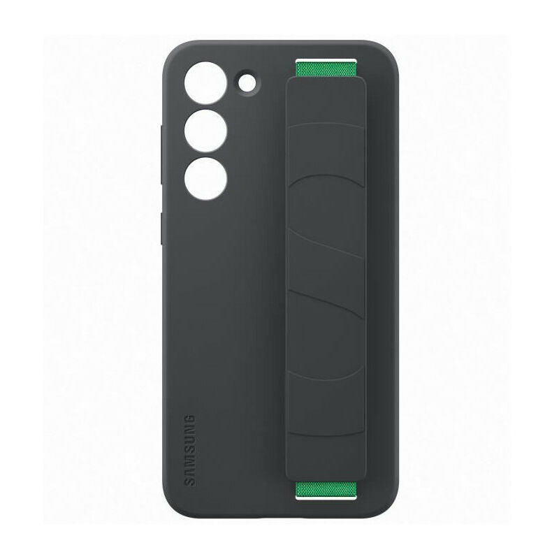 Samsung - Coque en silicone avec lanière pour Galaxy S23+ 5G Noir - Noir