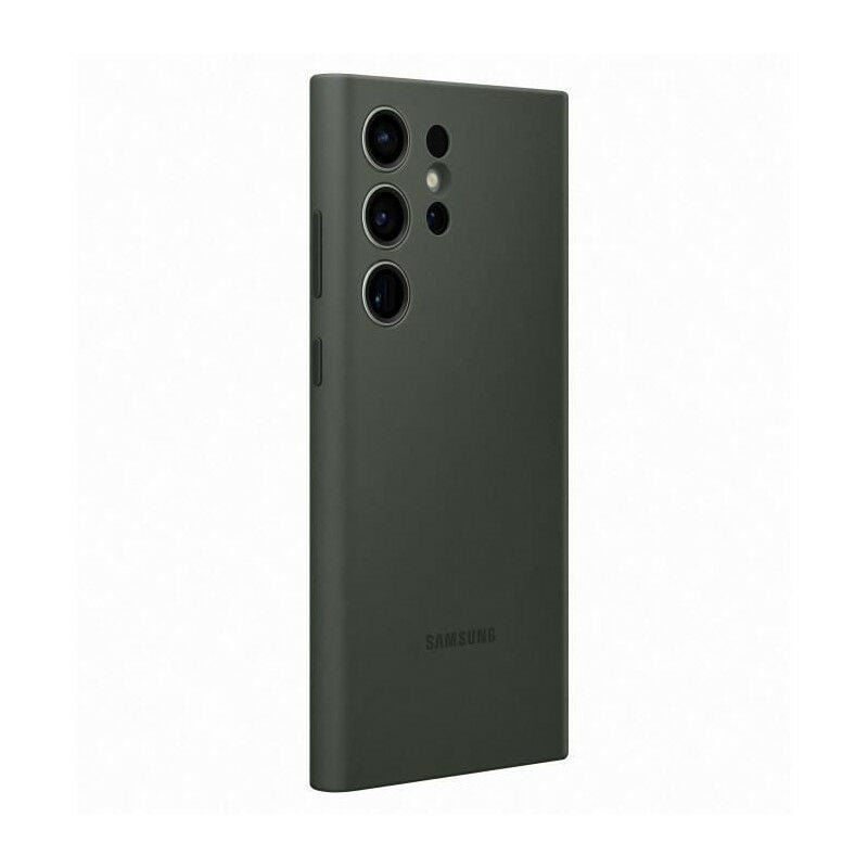 Samsung - Coque en silicone pour Galaxy S23 Ultra 5G Khaki