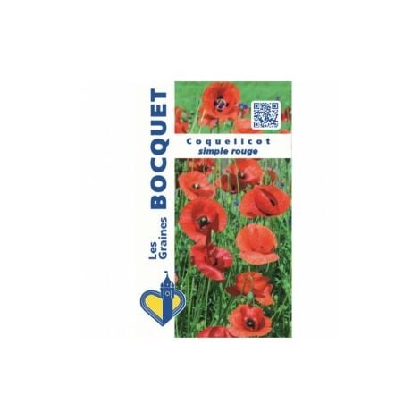 Coquelicot simple rouge - 1,5g