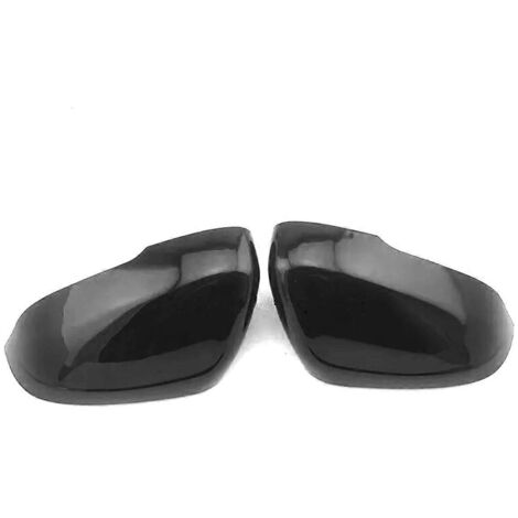 Coques de rétroviseurs latéraux noir brillant pour Volvo S60 V60 V40
