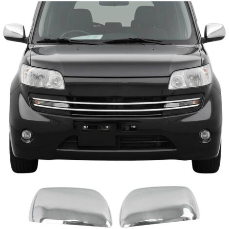 Coques de Rétroviseurs pour Toyota RAV4 II 2000-2006 en Acier Chromé Argent