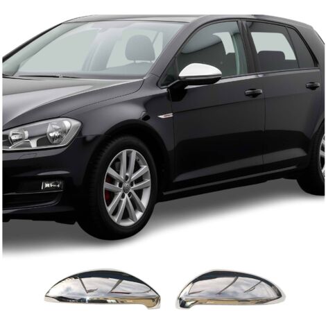 Coques de Rétroviseurs pour VW Golf 7 2012-2019 Acier Argent