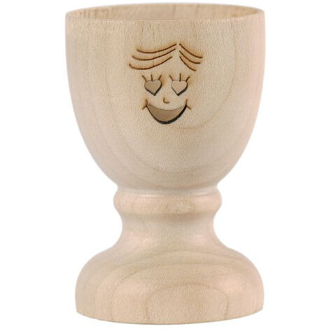 Coquetier Bois - Smiley - Patisse