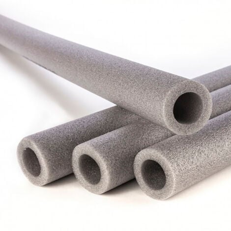 JARDIBRICODECO Coquilla polietileno gris (espesor 10mm) 1m Ø int.22 mm