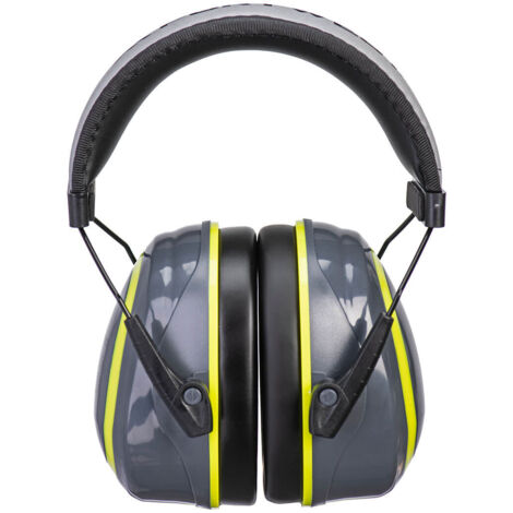 coquille anti-bruit hv extreme - gris/jaune - portwest
