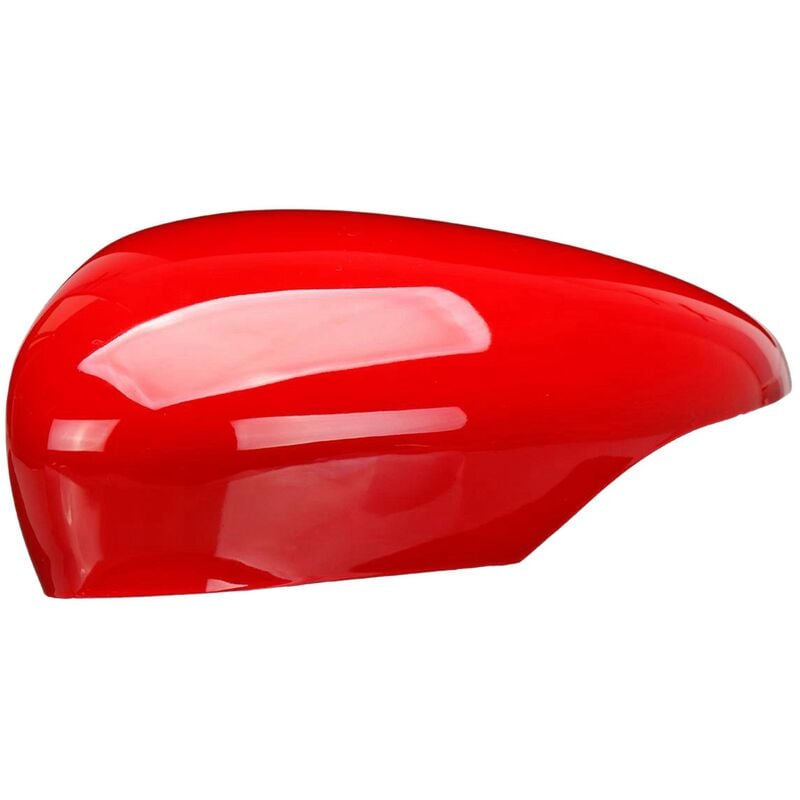 Coquille de Capuchon RéTroviseur LatéRal Couverture Porte D'Aile Gauche pour Fiesta MK7 2008-2017 Rouge