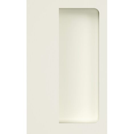 Coquille de porte coulissante 539B PA 99 blanc pur rectangulaire. TS à partir de 19 mm pour HLT