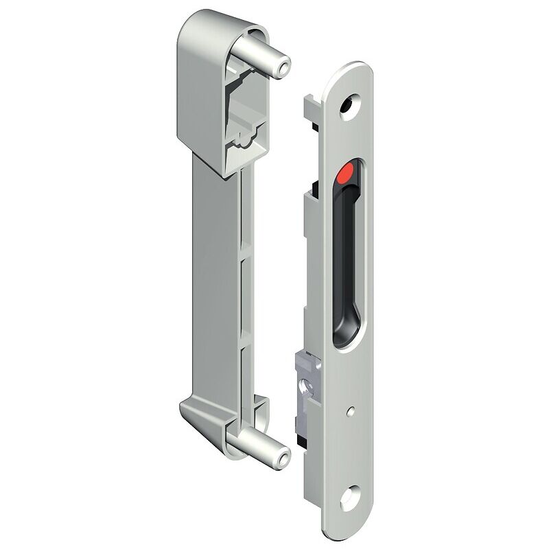 La Croisee Ds - Coquille double à cylindre finition blanc type 6796 pour fermeture encastrée série 6790 coulissant menuiserie aluminium - la croisée