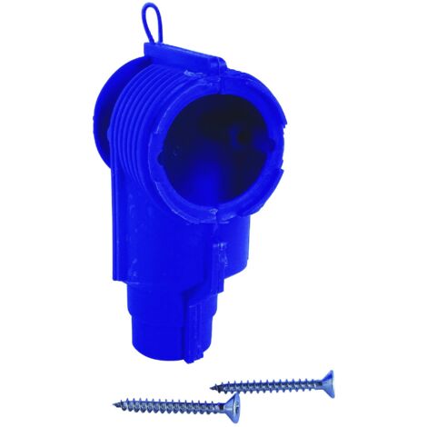 Coquille PVC nue pour raccord sanitaire