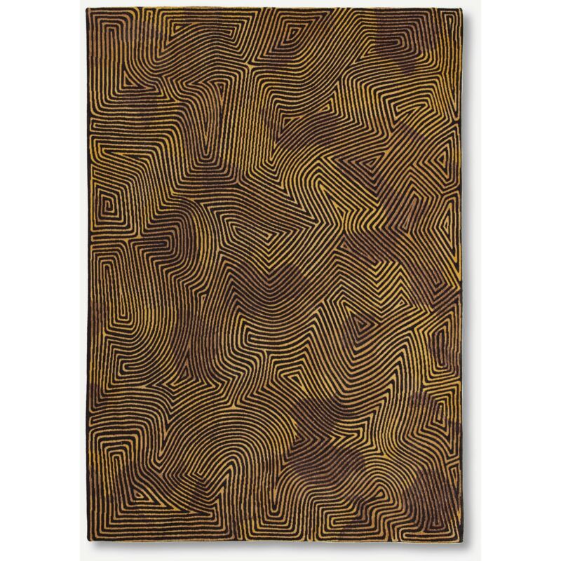 Louis De Poortere Coral Design – Meditation Strukturierter Teppich – Hergestellt In Belgien – Handgefertigt – Natürliche Rutschfestigkeit – 100 % Polyester