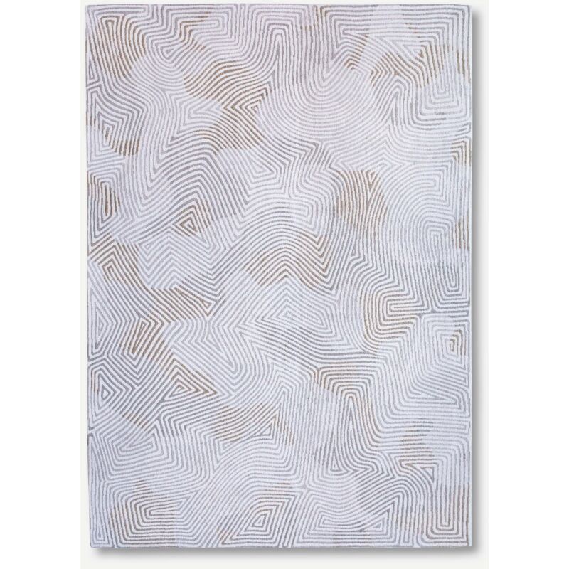Louis De Poortere Coral Design – Meditation Strukturierter Teppich – Hergestellt In Belgien – Handgefertigt – Natürliche Rutschfestigkeit – 100 % Polyester