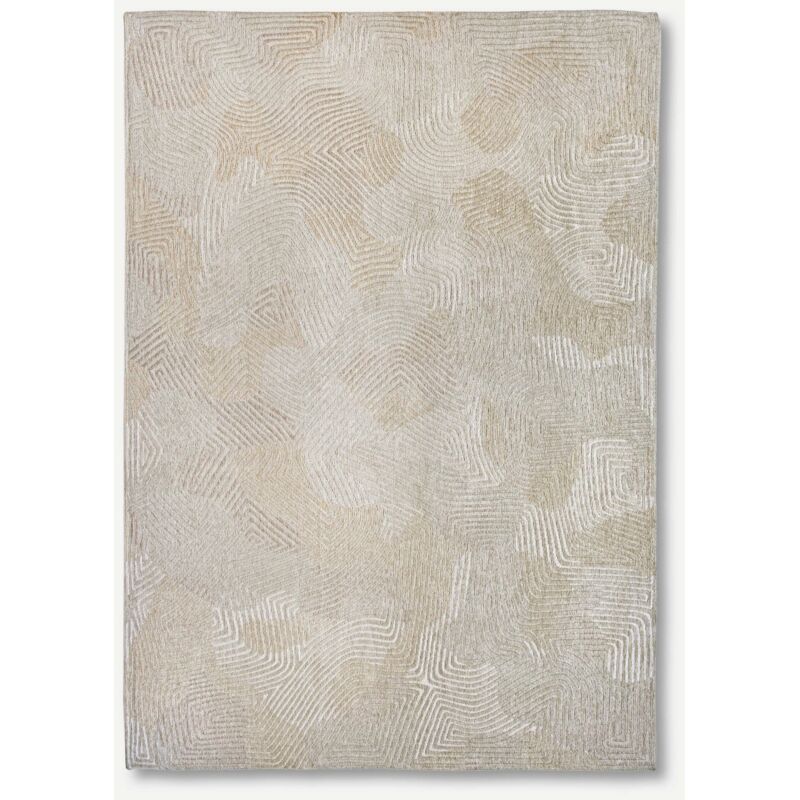 Louis De Poortere Coral Design – Meditation Strukturierter Teppich – Hergestellt In Belgien – Handveredelt – Natürliche Rutschfestigkeit – 100 % Polyester