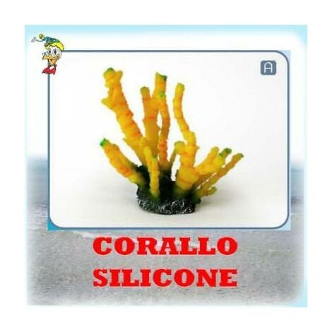 Corallo silicone per acquario acquari cm16x6h