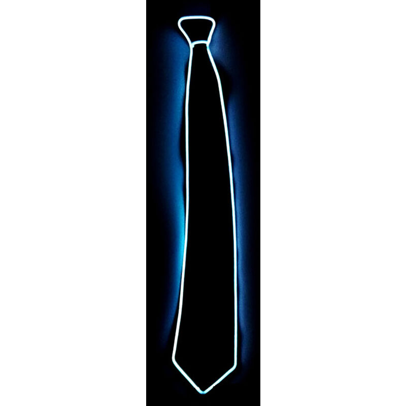 

Corbata de alambre Corbata LED intermitente Corbata de disfraz Brillante DJ Bar Danza Fiesta de carnaval Corbata Cool Props,Azul