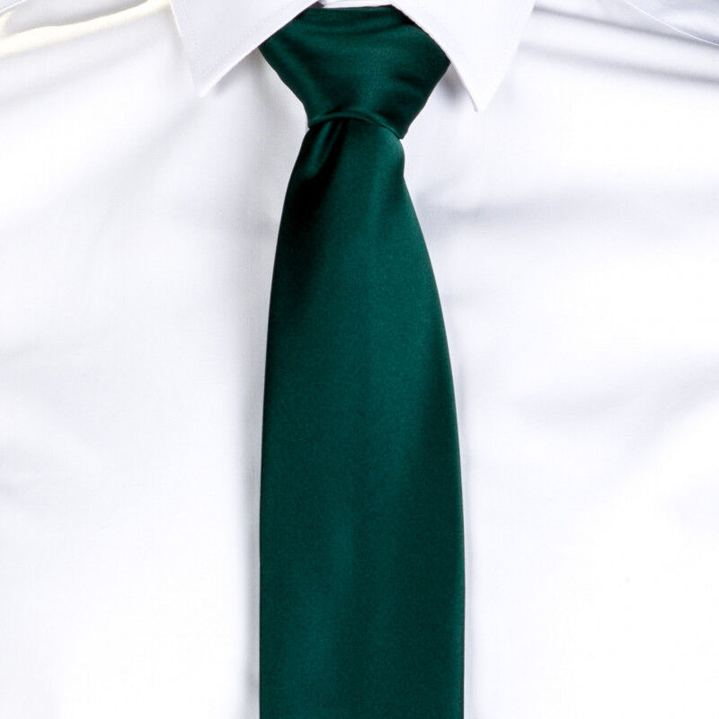 

Gary ´ S - Corbata unisex sin nudo GARY'S 100% Poliéster Raso | Verde botella