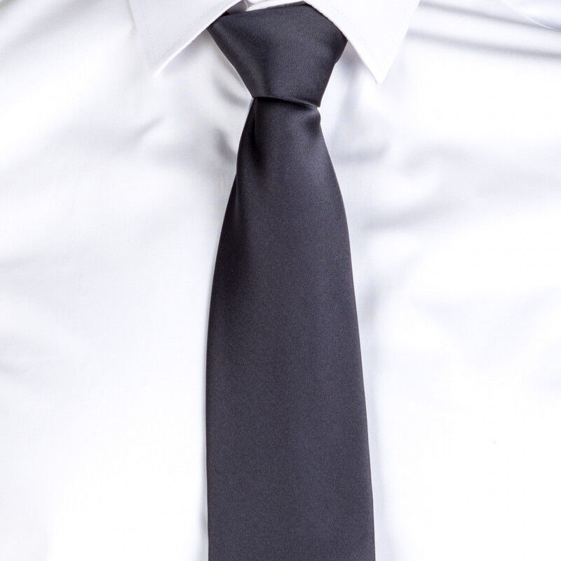 

Gary ´ S - Corbata unisex sin nudo GARY'S 100% Poliéster Raso | Gris Marengo