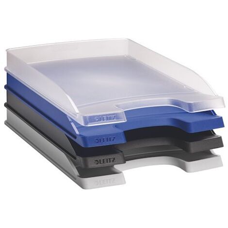 Corbeille à courrier Leitz slim translucide