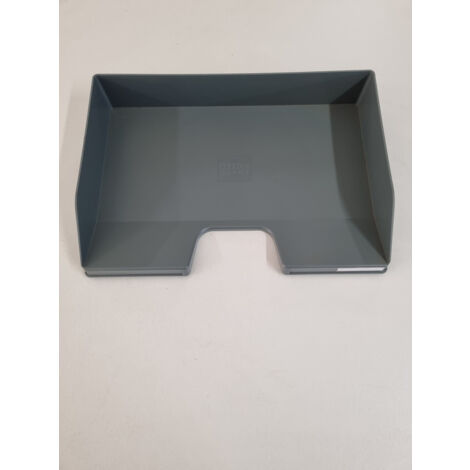 Corbeille à courrier Office Depot - Polystyrène gris foncé A4+ 500 feuilles