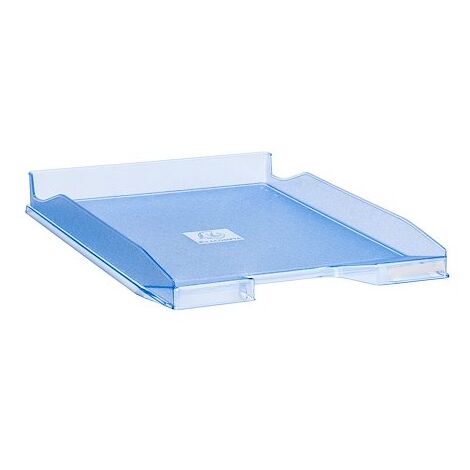 Corbeille à courrier slim Exacompta - bleu glacé