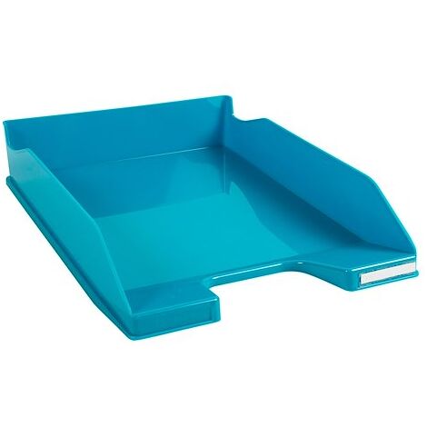 Corbeille à courrier standard Exacompta Bee Blue - turquoise - Lot de 6