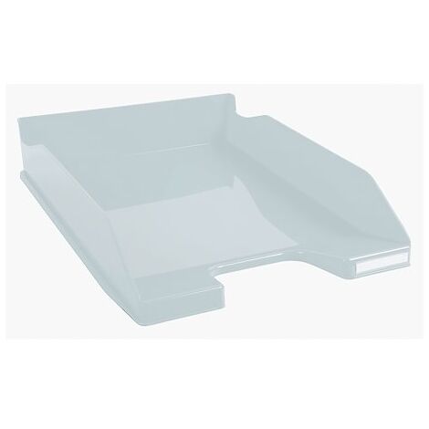 Corbeille à courrier standard Exacompta couleur pastel - Bleu pastel - Lot de 6