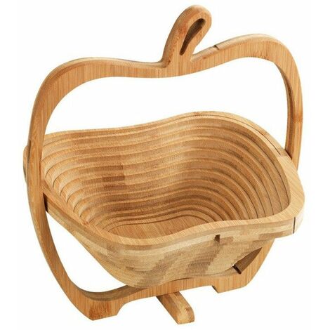 Corbeille à fruits, Ø 22,5 x 30 cm, bambou, WENKO