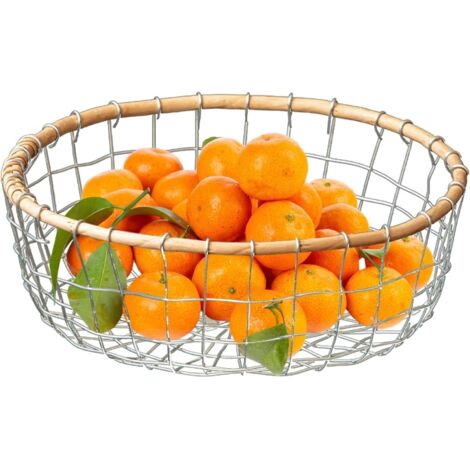 Corbeille à Fruits en Fil Métallique,Corbeille à Fruits en