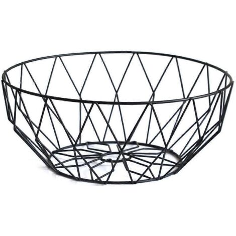 Corbeille à fruits nordique, bol de rangement pour fruits, double couche de fer, pour la maison, la cuisine, la décoration (type E)