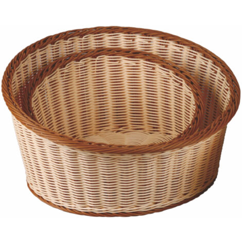 Corbeille à Pain Ronde Inclinée Bicolore Ø 36 à 40 cm - Pujadas