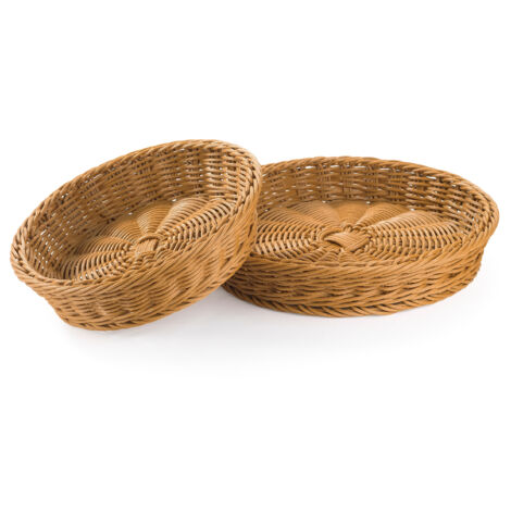 Corbeille à Pain Ronde Marron Foncé Ø 24 cm - Pujadas