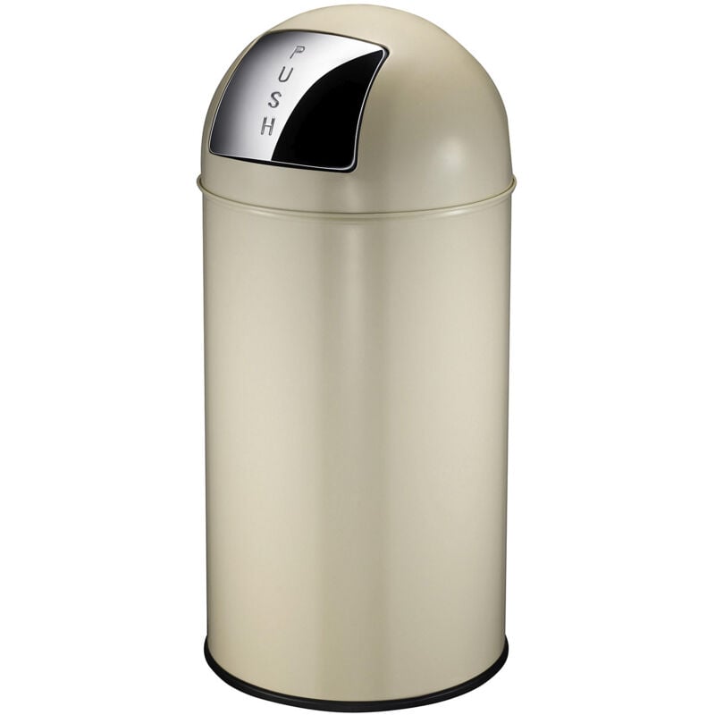 V-part - eko, Poubelle à poussoir, acier, capacité 40 l, h x ø 740 x
