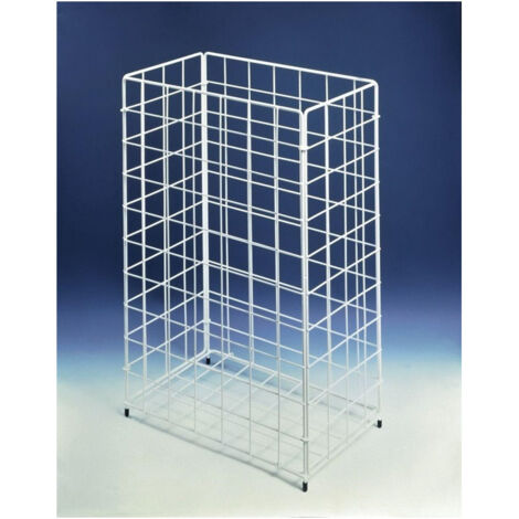 Corbeille à papier CWS blanc 410x250x620mm ca. 60 l