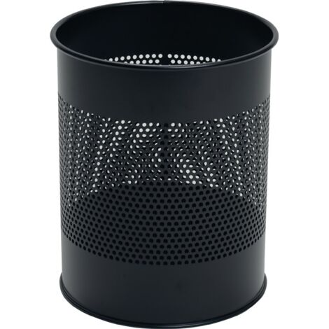 Corbeille à papier Durable 15 l H315xØ260 mm avec grille perforée - 331001