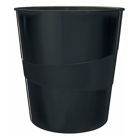 Corbeille à papier Leitz Recycle noire 15 L