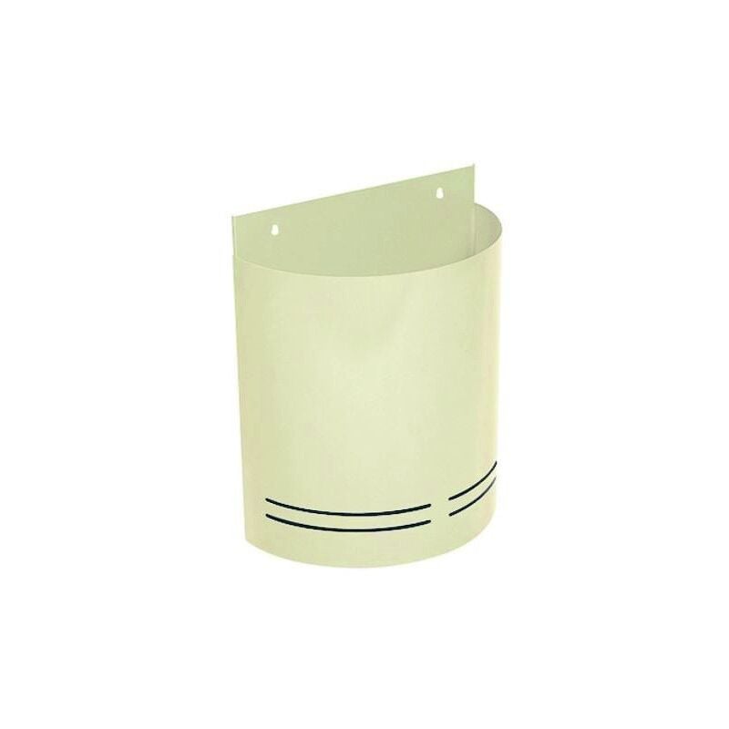 Corbeille d'extérieur 1/2 cylindrique - 30 l - beige Decayeux