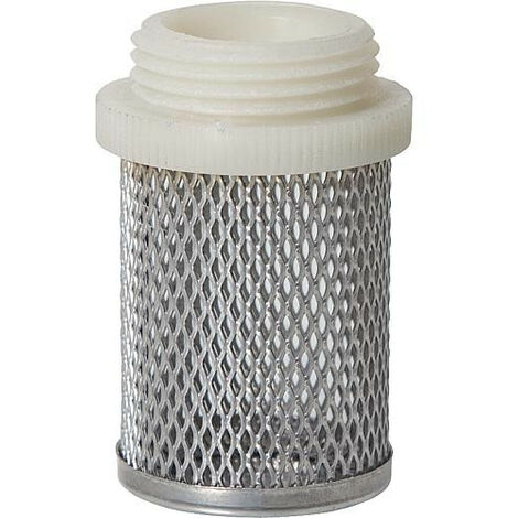 Corbeille d'aspiration pour soupape de retenue 1/2" filetage en plastique
