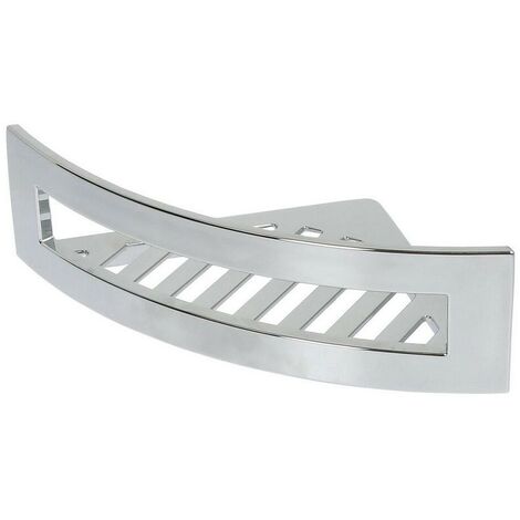 Corbeille de douche d'angle chromé