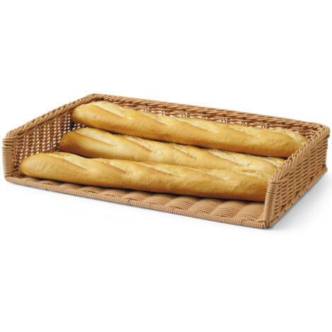 Corbeille de présentation pour baguettes et pain en polyrotin 595 x 395 x 105 mm