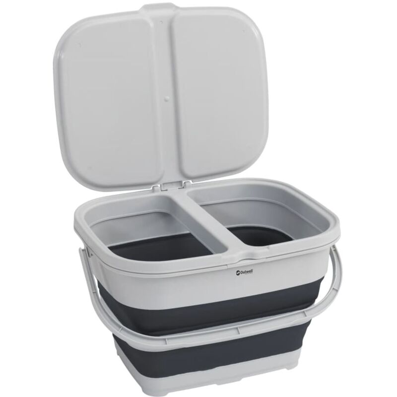 Outwell - Corbeille de recyclage pliable Shadow bleu marine