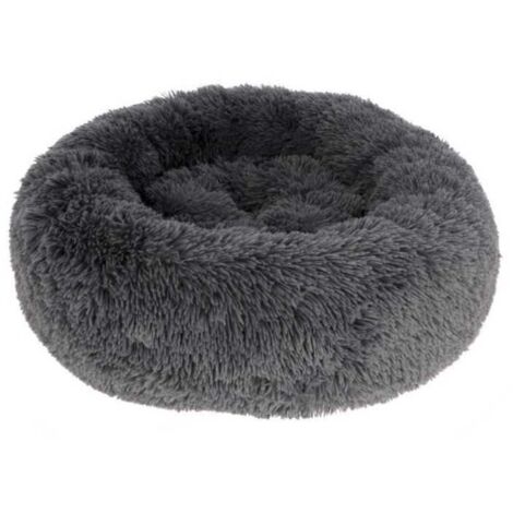 Corbeille donut KERBL Fluffy Ø76 x 19 cm Gris