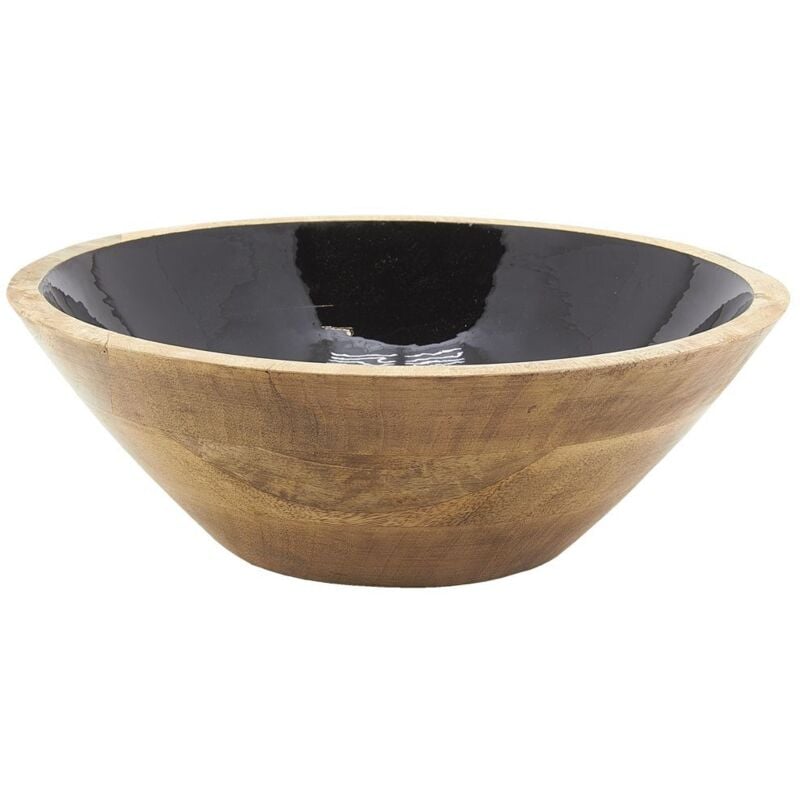 Saladier corbeille en manguier et résine Diamètre 30 cm