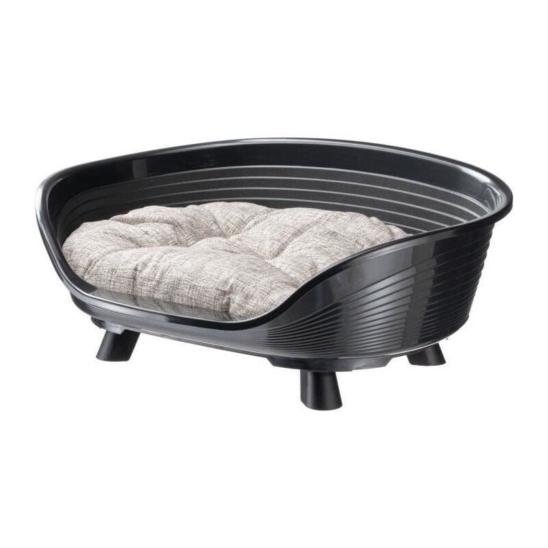 Corbeille Ferplast throne 6 - Avec coussin relax - Noir