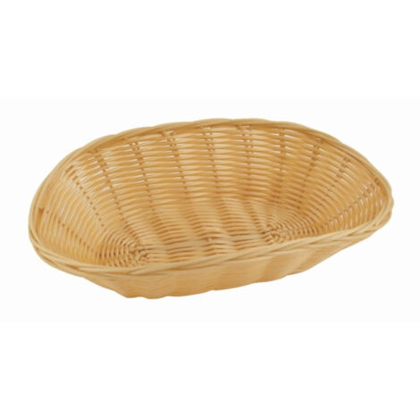 Corbeille ovale en osier polypropylène (Lot de 6) - Ref T364 - Olympia