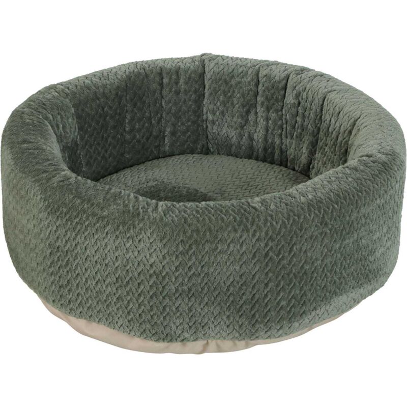 Zolux - Corbeille ronde pour chat en fourrure Olympe 40 cm