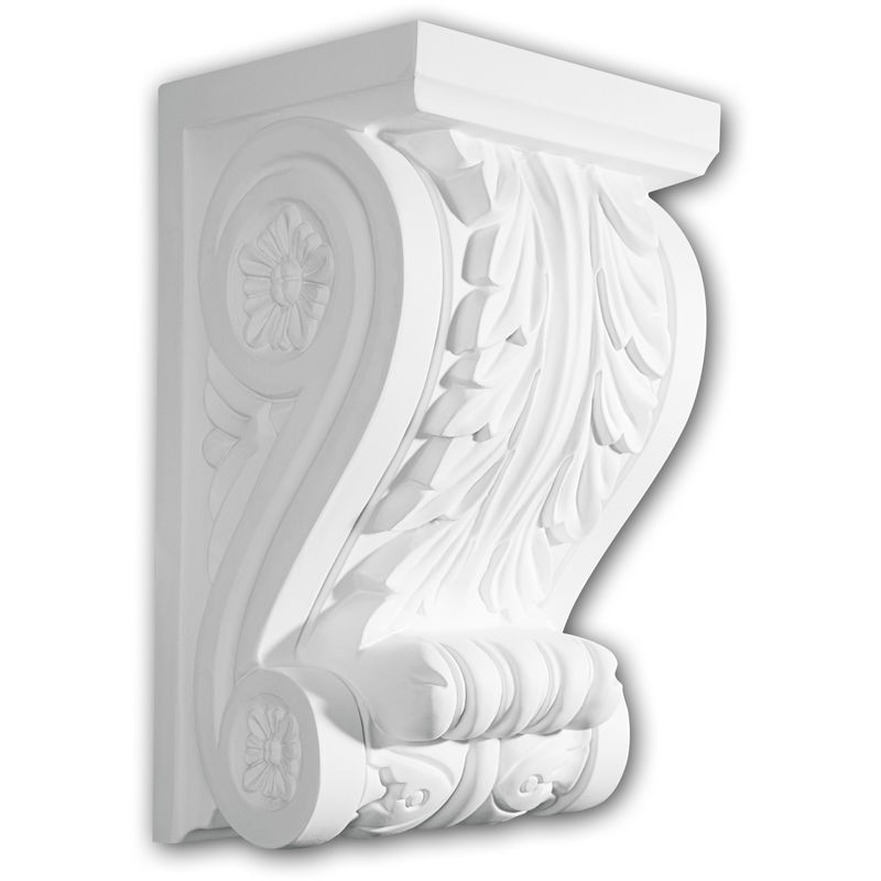 Corbel 119001 Profhome Shelve Wall board Decorative Element Corinthian style white