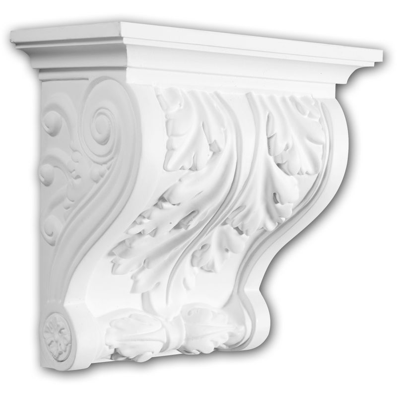 Corbel 119007 Profhome Shelve Wall board Decorative Element Corinthian style white