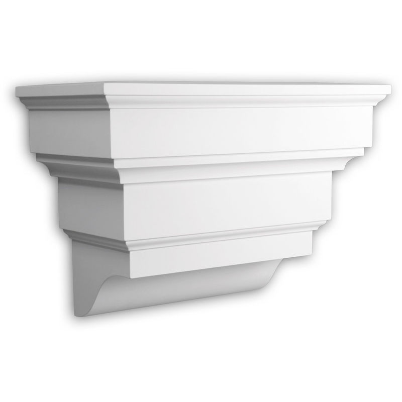 Corbel Profhome 483101 Facade moulding Deco element Facade element Tuscan style white